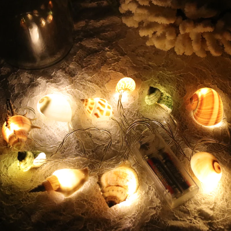 Бесплатная доставка (1 шт./лот) Светодиодная лента из натуральных ракушек для