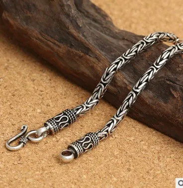 925 Sterling Silver Necklace Big Silver Chain Necklace Man Long Necklace 3mm 925 Sterling Silver Necklace Big Silver Chain Necklace Man Long Necklace 3mm