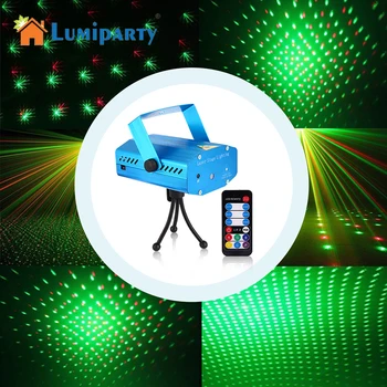 

Mini Stage Light Effect LED Laser Projector Red Green Star Voice-activated/Auto/Flash FDA Certificated for Club Disco