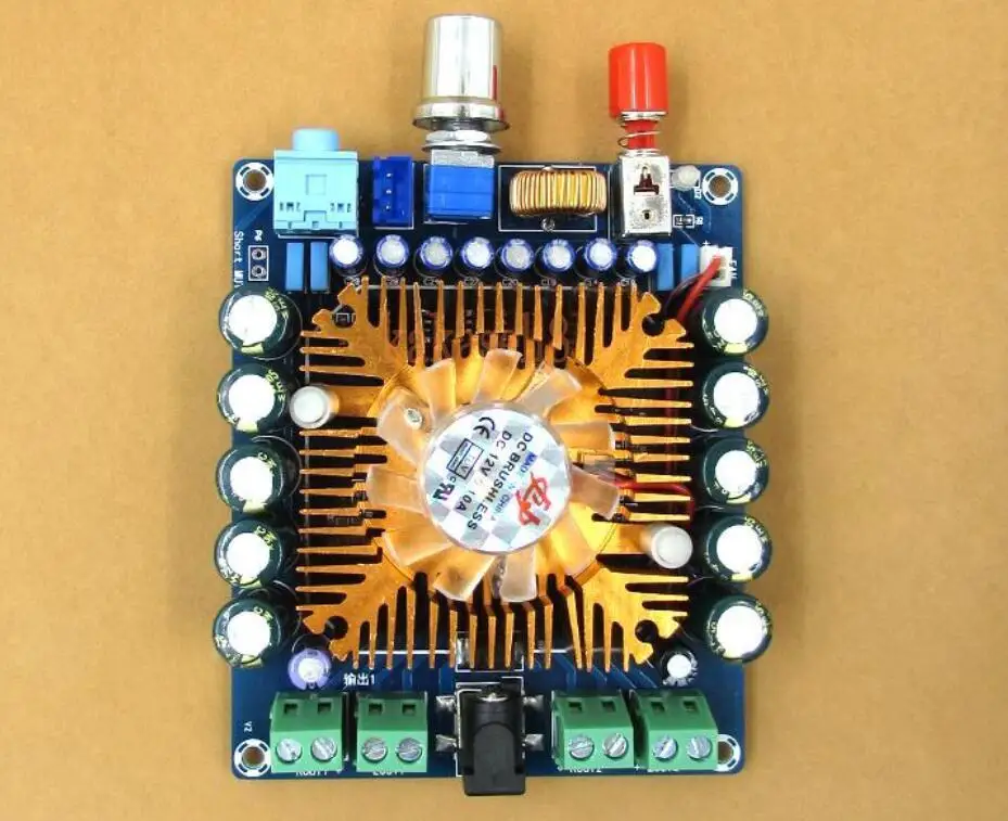 DC 12-16V TDA7850 4-канальный 50W * 4 HIFI автомобильный стерео аудио усилитель плата +
