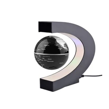 

Fashion Home Decor Levitation Globe LED Floating Tellurion C Shape Magnetic Floating Globe World Map LED Light Gift Decoration