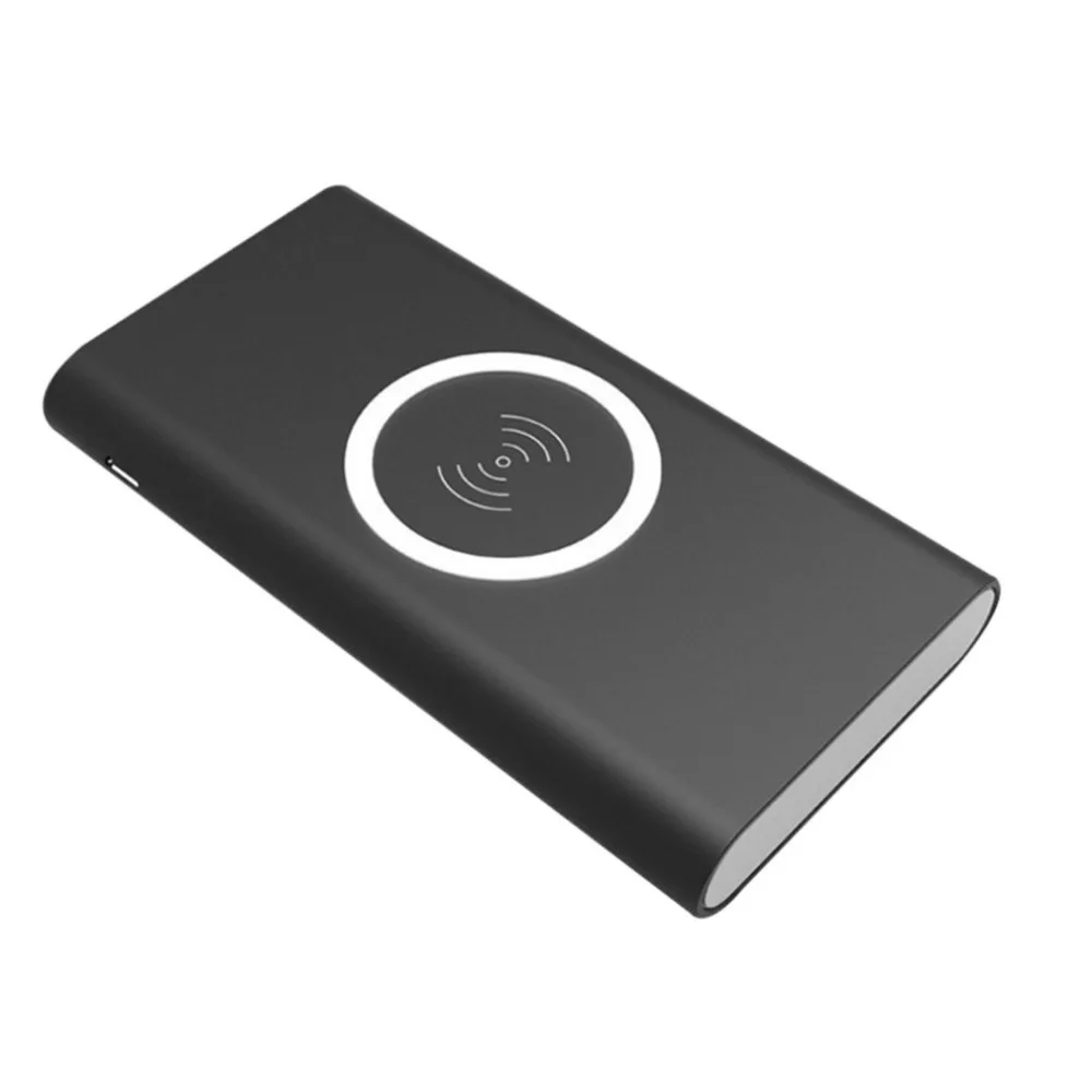 Qi wireless charger mobile phone Power Bank 8000mah Wireless External Battery Backup Power Supply for Iphone for Android