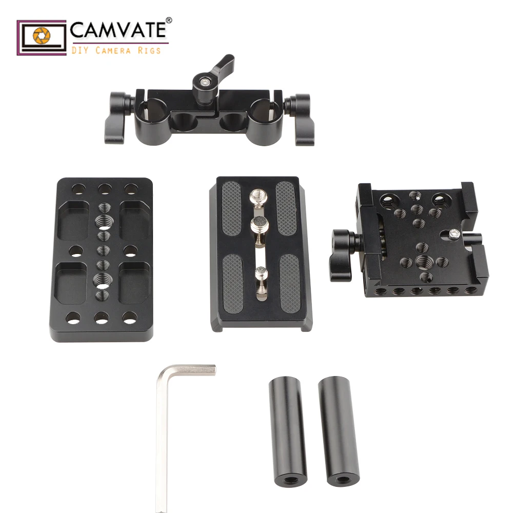  CAMVATE Quick Release Mount Base QR Plate for Manfrotto Standard Accessory C1437 camera photography