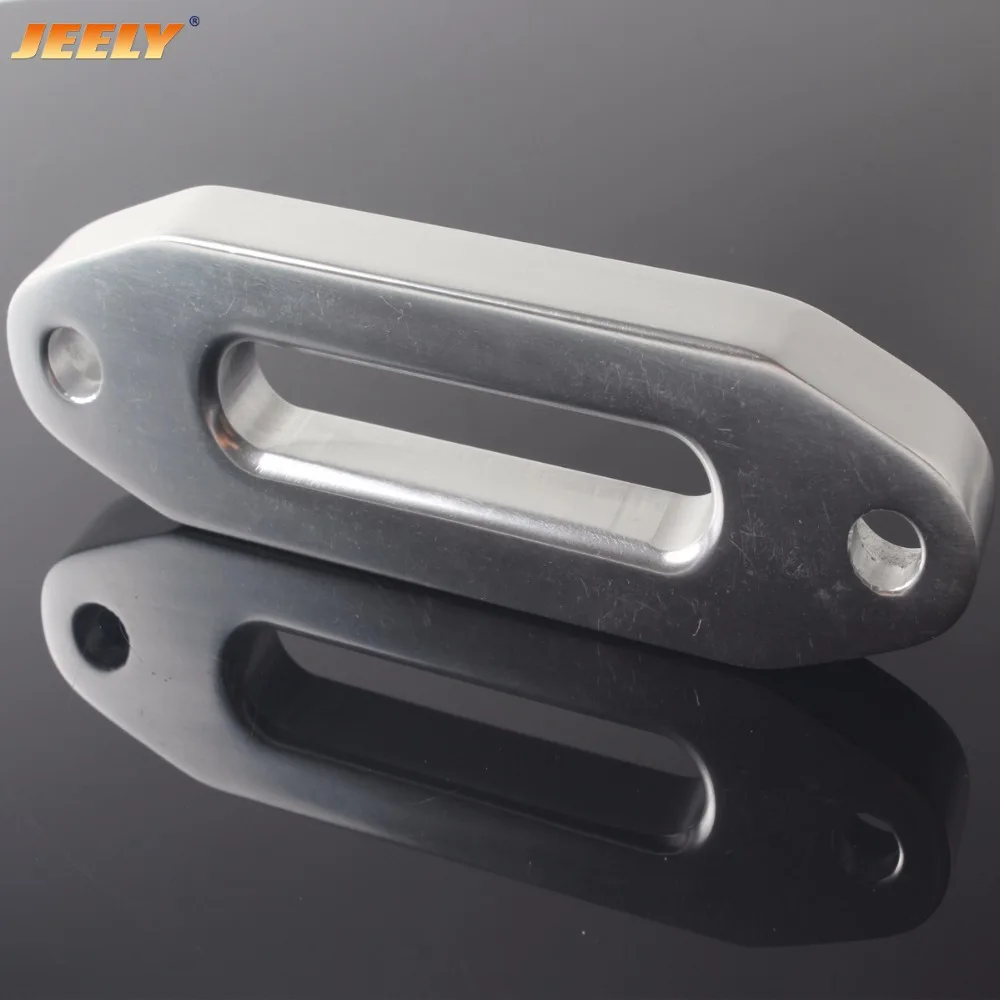 شحن مجاني 128mm 2000LBS الاصطناعية حبل رفع SUV ATV UTV Alumimum Hawse Fairlead اللون الأصلي
