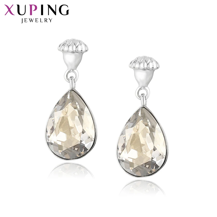 11 Xuping Новое поступление серьги в форме капли воды кристаллы от Swarovski винтажные