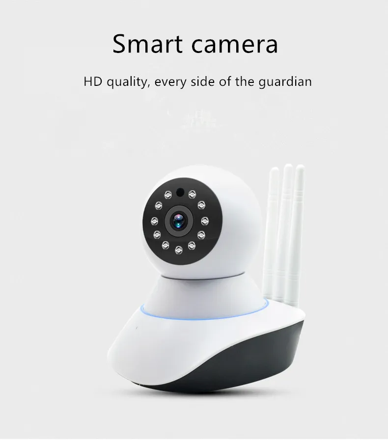 detection alarm smart camera with 64G TF card 1080P HD IP Security Camera Indoor Surveillance System infrared night vision