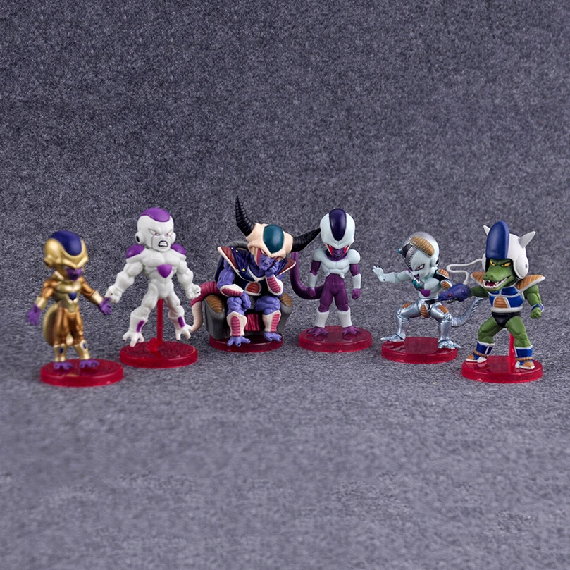 

6PCS/SET Anime Dragon Ball Z Figure Freeza Freezer PVC Action Figure Resin Collection Model Doll Toy Gifts Doll Cosplay