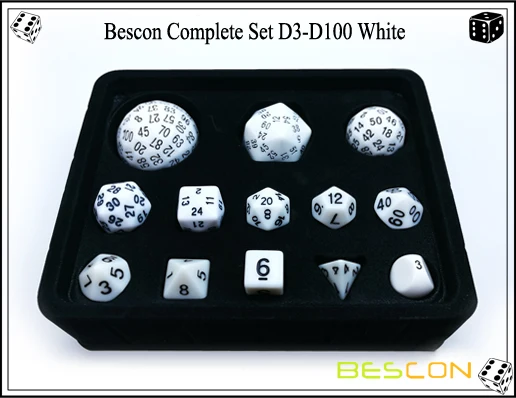 Bescon Complete Set D3-D100 White-3