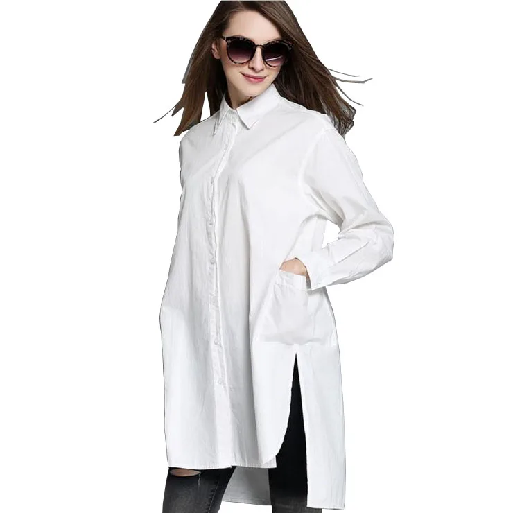 Long Sleeve Blouse White Shirt|clothing 