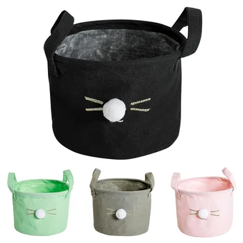 

Cartoon Cloth Storage Basket Multi-Function Finishing Tools Debris Storage Basket Household Storage