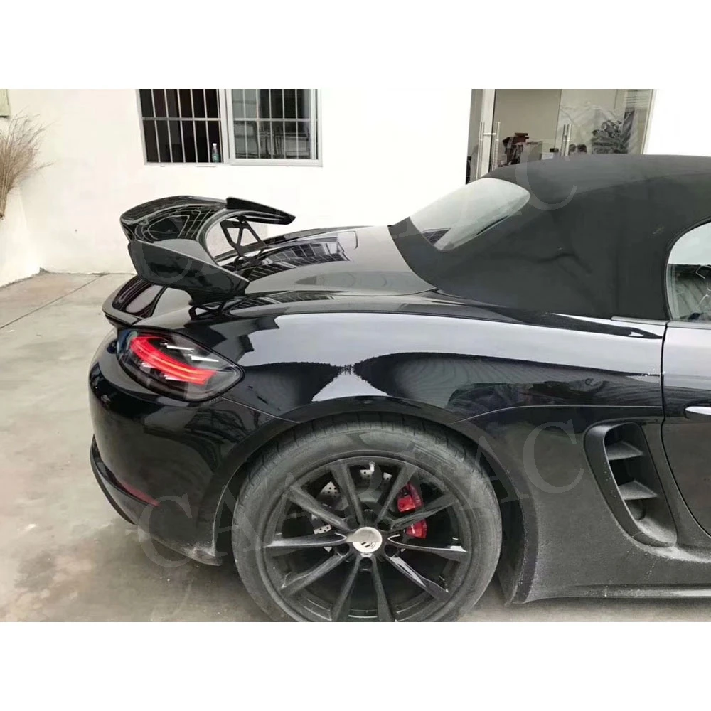 Автомобильный гоночный задний спойлер губа хвост крыло для Porsche Cayman Boxster 981 986 987 718