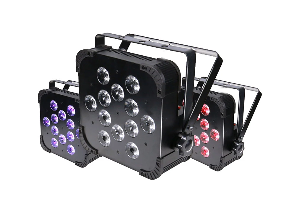 

Rasha Quad Factory Price 12*10W RGBA/RGBW 4in1 Non-Wireless LED Flat Par Can,Disco LED Par Light For Stage Event Party