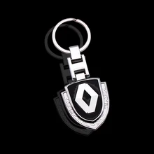 3D металлический сплав, автомобильный Стайлинг, логотип, модный брелок, брелок для ключей, брелок для Renault Megane 2 Duster Logan Clio Laguna 2 Captur