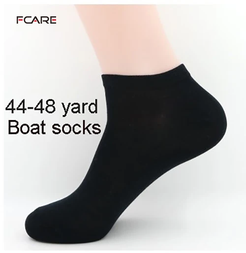 Fcare 10 шт = 5 пар 43-46 или 44-48 мужские хлопковые Элитные calcetines носки свободного размера плюс носки-башмачки короткие носки