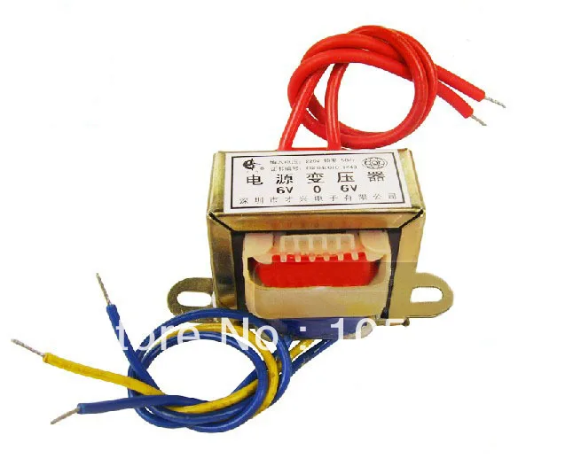 

5W EI Ferrite Core Input 220V 50Hz Vertical Mount Electric Power Transformer Output Voltage