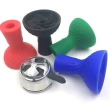 Кальян Аксессуары 3-диск силикона кальян чаша и кальян уголь держатель как 1 лот костюм для Стекло кальяна, кальян narguile