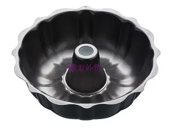 

High-grade metal non-stick coating hurricane cake mold baking tool set 10 inch household cake moulds