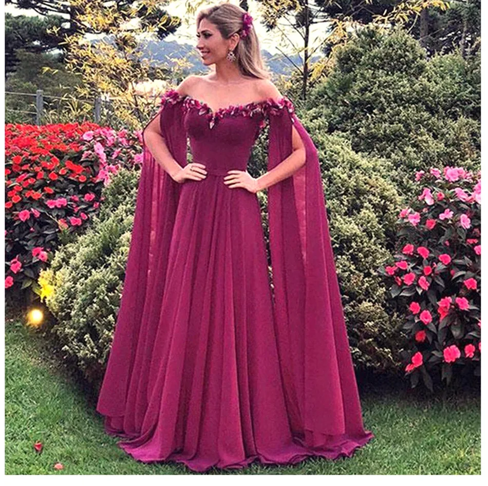 

Luxury African New Yellow Lace a-line Evening Dresses 2019 Robe de soiree Muslim Turkish Prom Gowns With Sleeves Abendkleider