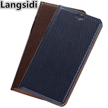 Genuine Leather Flip Protective Case For Nokia 5.1 Plus/Nokia 5.1/Nokia 5 Phone Case Funda Card Slot Holder Flip Cover Phone Bag