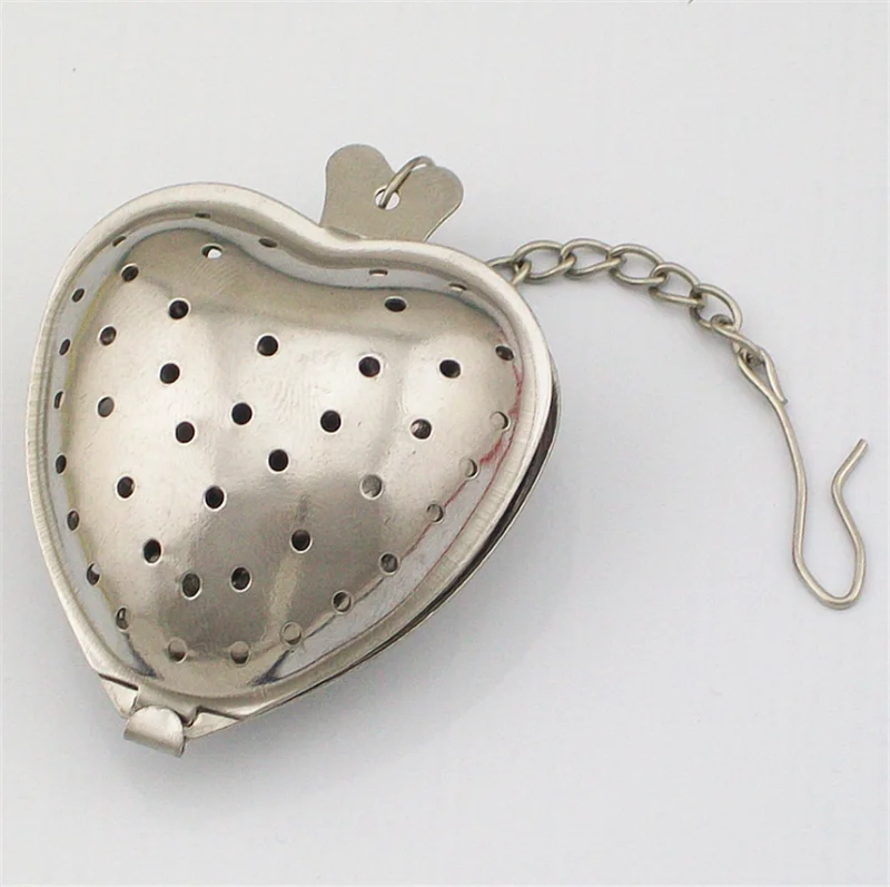 

Heart Shaped Tea Infuser Spoon Strainer Stainless Steel Steeper Handle Shower Filter Tea Cup Kitchen Accessories