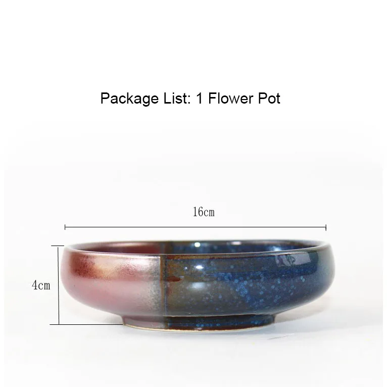 Японский ручной работы грубой керамической вазы керамический контейнер икебана кензан гидропоники цветочный горшок аквариум бонсай Винтаж Домашний декор - Цвет: BL1