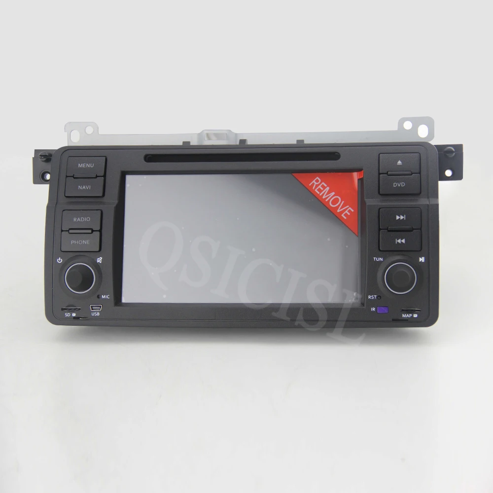 Top Android 9.0 IPS 7" screen radio car dvd multimedia player for BMW E46 M3 car headunit 1 din gps navigation multimedia stereo swc 22