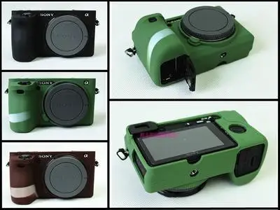 Bella Gomma Di Silicone Della Macchina Fotografica Sacchetto Di Caso Della Copertura Di Protezione Della Pelle Per Sony A6500 A6500 Telecamera A Color