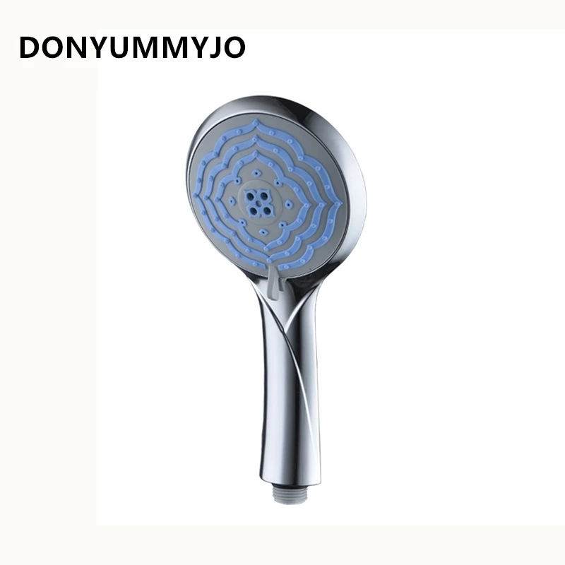 

DONYUMMYJO 1pc Five Function Electroplating Oxygen-containing Pressurized Water-saving Handheld Shower Head Sprayer