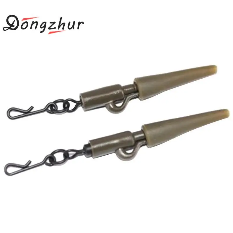 

Dongzhur 60pcs Quick Change Swivels Carp Safety Lead Clips Set Quick Change Swivels Terminal Accessories Fishing Tackle Rigs