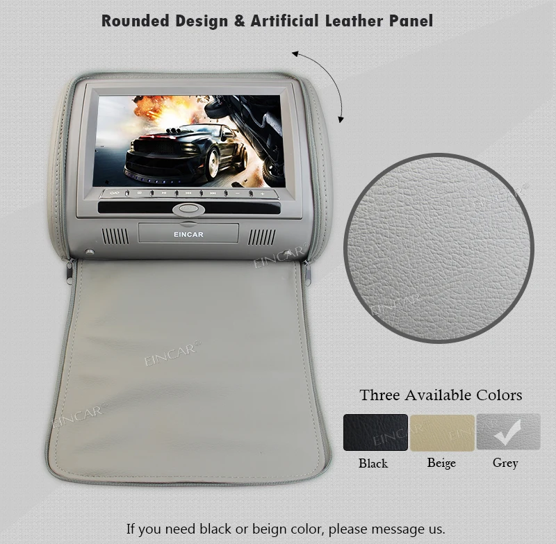 Excellent Eincar 9inch 2PCS Car DVD Player Pillow Headrest Multimedia LCD Wide Screen Auto Monitor Support 32 Bit Games IR FM+IR headphone 6 Excellent Eincar 9inch 2PCS Car DVD Player Pillow Headrest Multimedia LCD Wide Screen Auto Monitor Support 32 Bit Games IR FM+IR headphone 6