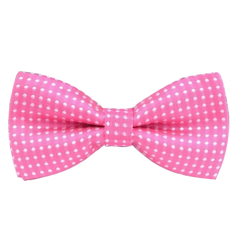 b05 hot pink kid Галстук-бабочка для мужчин, Официальный галстук для мужчин, деловой Свадебный галстук-бабочка для маленьких мальчиков, мужская рубашка в горошек, подарок, PSJ0175 - Цвет: b05 hot pink kid