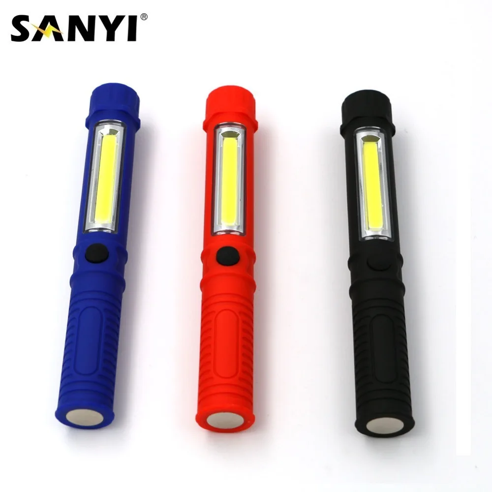

COB LED Mini Pen Multifunction LED Torch Light COB Handle Work Flashlight Cob Square Work Hand Torch Flashlight With Magnet