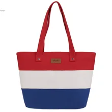 Bolsas Femininas Sac A Main Femme Female Ladies Handbags Canvas Tote Bag Colored stripes Women Messenger