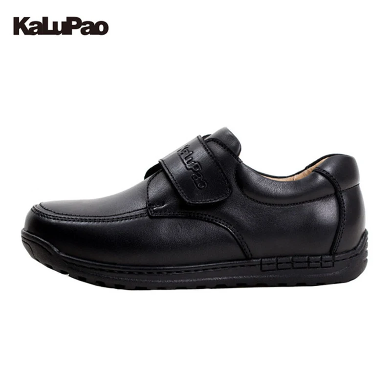 Kalupao/кожаная обувь для мальчиков; дышащая нескользящая подошва из коровьей кожи; сезон весна-осень; вечерние школьные туфли из натуральной кожи для мальчиков - Цвет: K1730