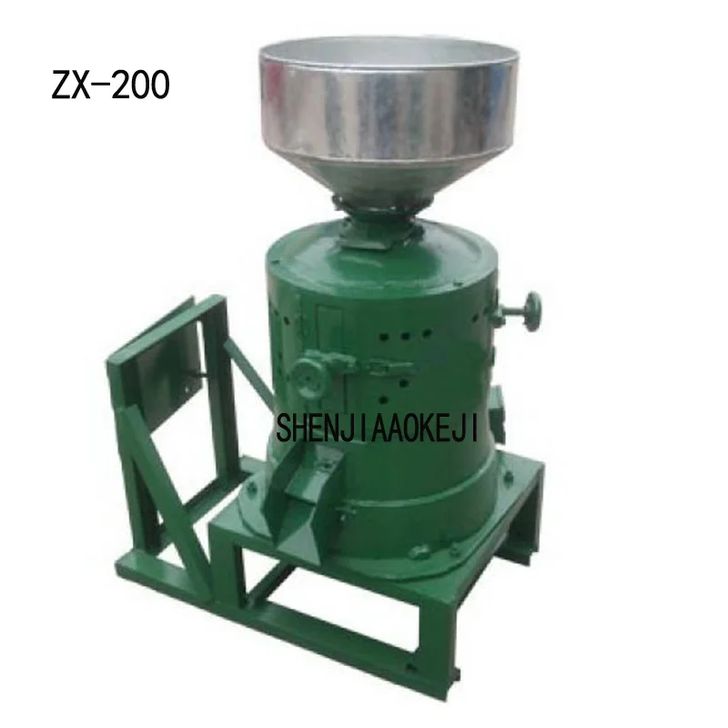 Rice mill paddy rice husk peeling machine ZX-200 corn grits grinder grain mill machine high output peeling rice mill 380V 1pc solid state relay ssr 50da 3 32vdc 50a 250v output 24 380v ac output high quality single phase solid state relay