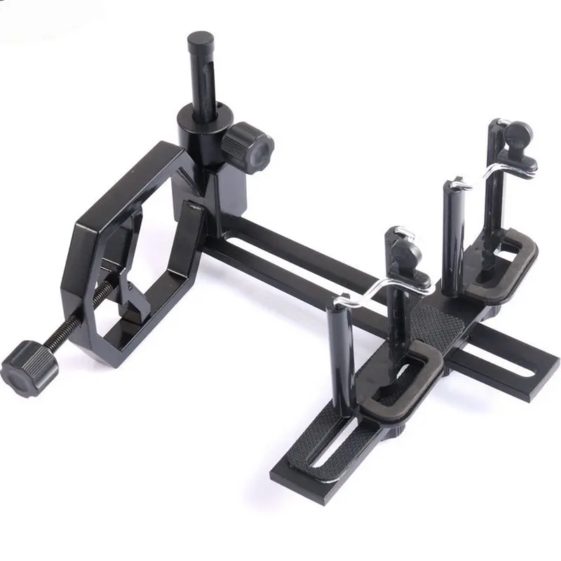 Telescope Camera Adapter Smartphone Adapter with 2 Phone Brackets for
