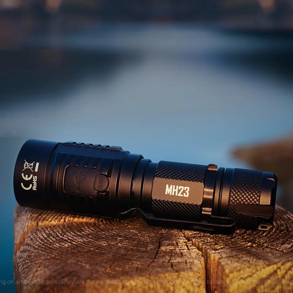 NITECORE MH23 фонарь 1800 люмен CREE XHP35 HD СВЕТОДИОДНАЯ мини-лампа водонепроницаемый фонарик с аккумулятором 3500 мАч