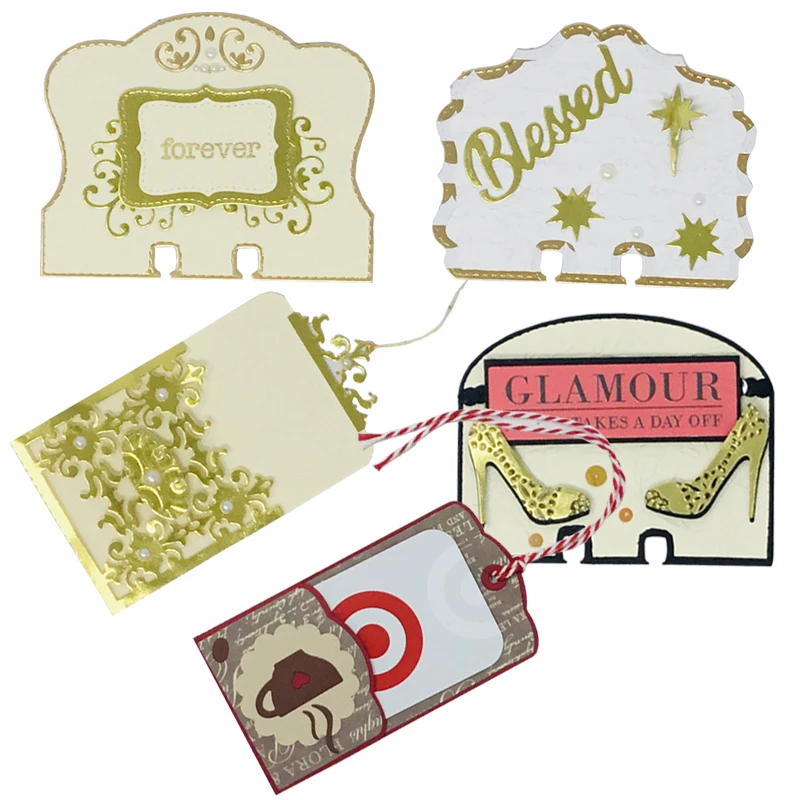 

Memorydex Card Blessed Metal Cutting Dies Gift Card Stencil For Scrapbooking Album Photo Paper Cards Crafts Handmade New Dies