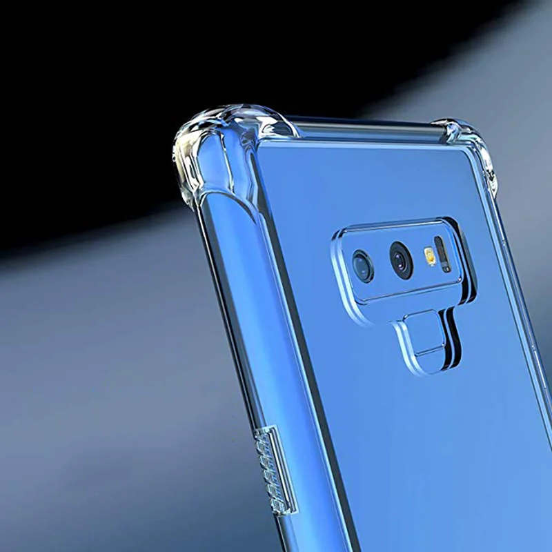 Прозрачные чехлы из ТПУ с подушками безопасности для Samsung Galaxy S8 S9 Plus J3 J5 J7 2017 2015 2016