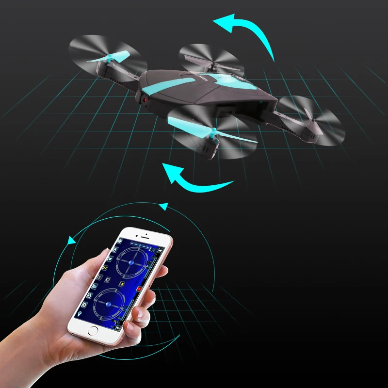 Elfie крутой дизайн JY018 портативный мини Wi Fi FPV селфи Дрон с hd камерой функция полета