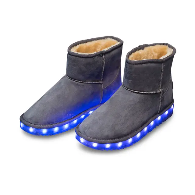 Newest Led Luminous Snow Boots Winter Led Light Boots for Boys and Girls Glowing kids sneaker
