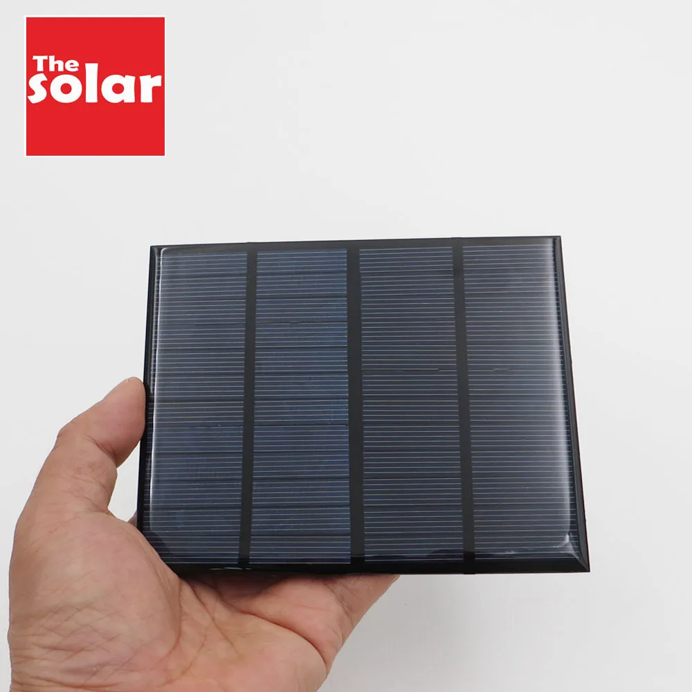 

Solar Panel 12V 1.5 w 1.9W Solar Panel Standard Epoxy Polycrystalline Silicon DIY Car RV Batteries Mini Solar Battery charger