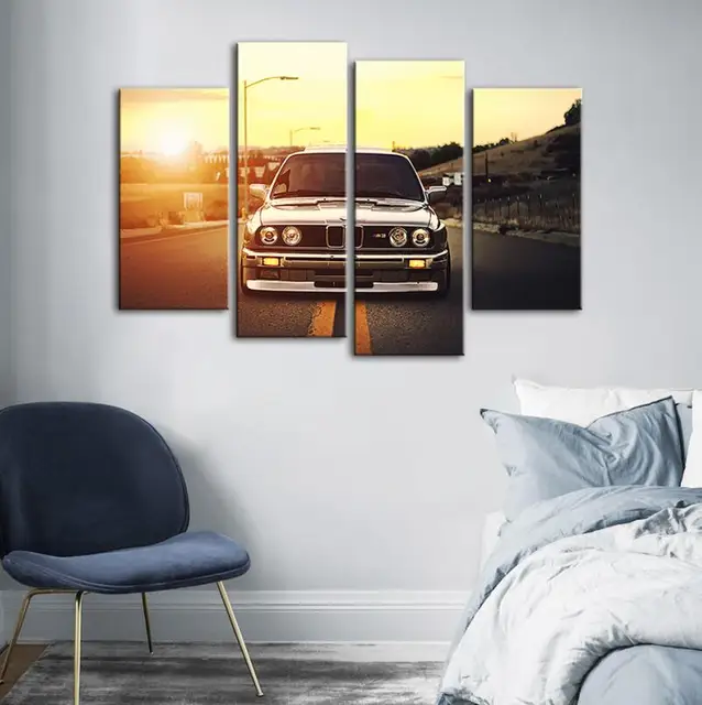 Bmw i Vision Car CANVAS PRINT Wall Home Decor Giclee Art Poster CA922 Bmw i Vision Car CANVAS PRINT Wall Home Decor Giclee Art Poster CA922