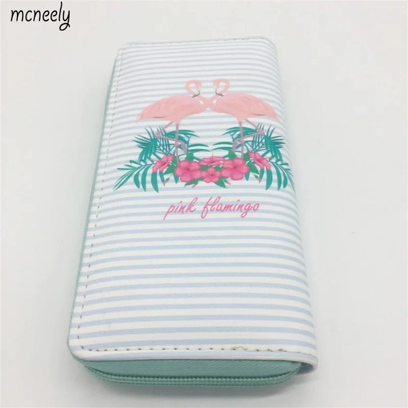 

Lovely Flamingo Pattern Female Long Clutch Purse Wallet Purse Women Wallet For Women Purse Card Holders