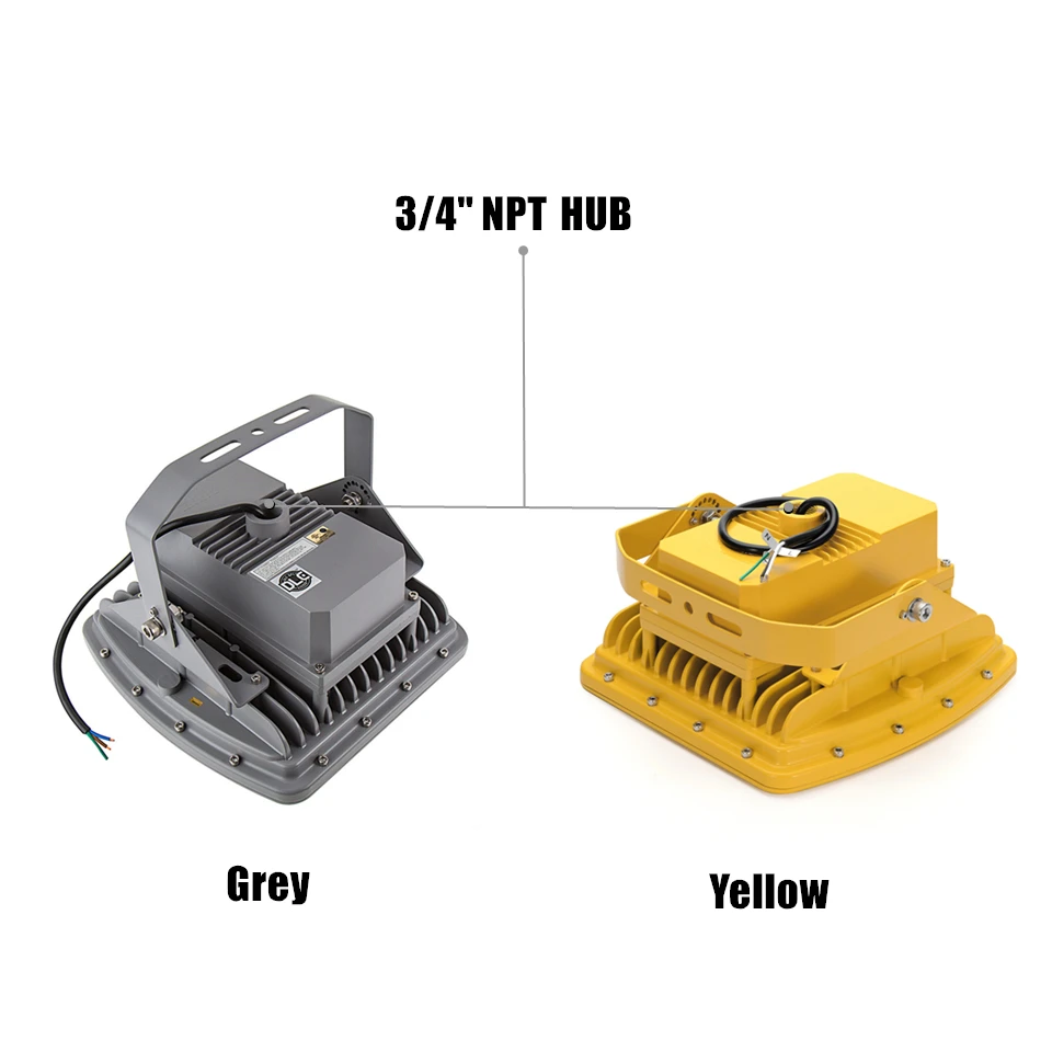 ATEX UL IECEx светодиодный свет 20 W Светодиодный Освещение опасной зоны AC100V-277V UL DLC светодиодный взрывозащищённый светильник