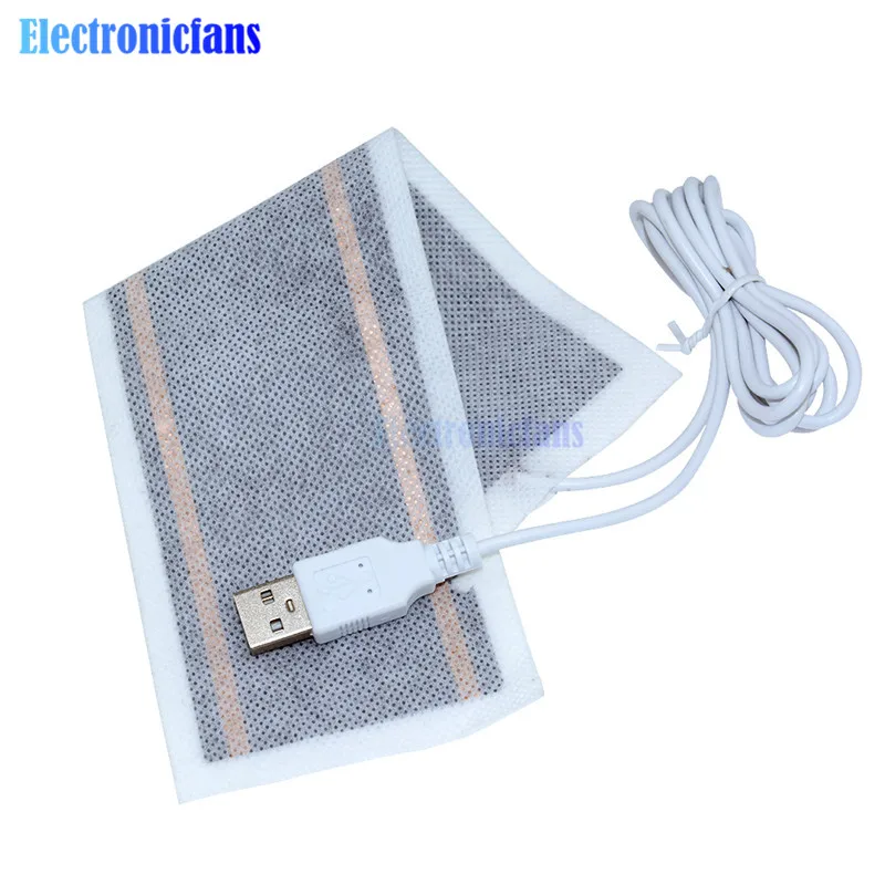 1 Pair of 5V USB Electric Heating Element Film,Heater Pads for Warming Feet,Home Warm Supplies. Heating Pad 