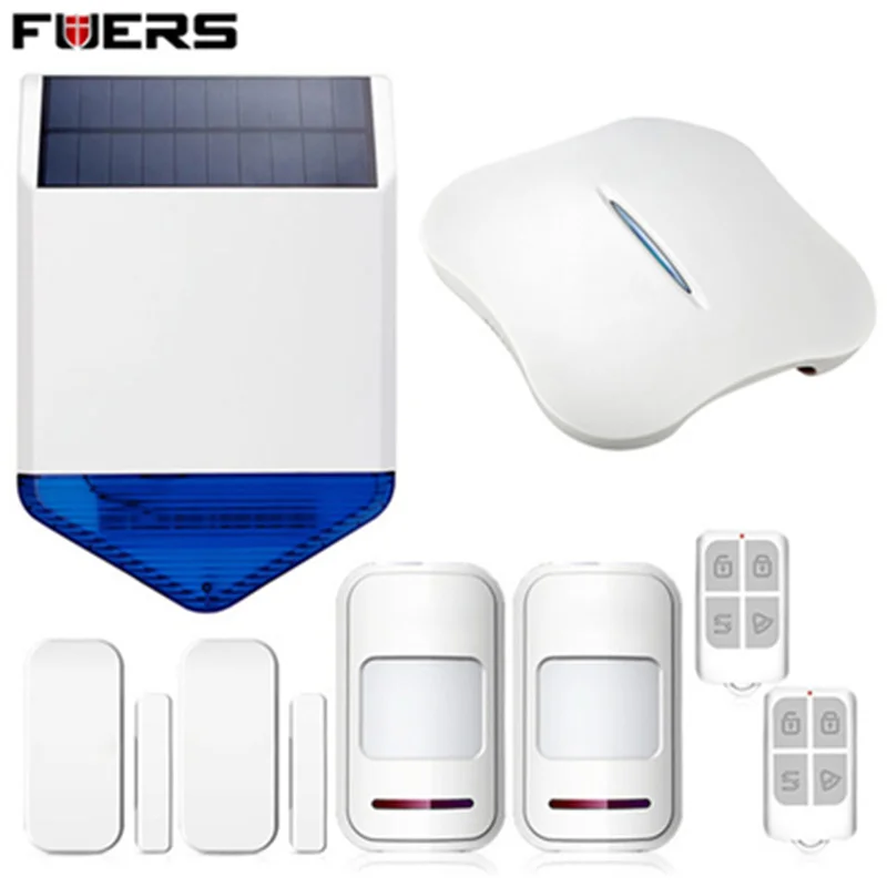 Fuers WiFi PSTN Burglar anti theft Home Security Alarm System APP
