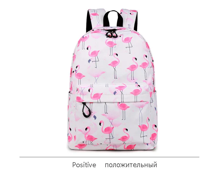 CIKER, рюкзак с принтом фламинго, школьная сумка для девочек-подростков, женский розовый рюкзак, дорожная сумка, большая вместительность, для студентов, Mochila