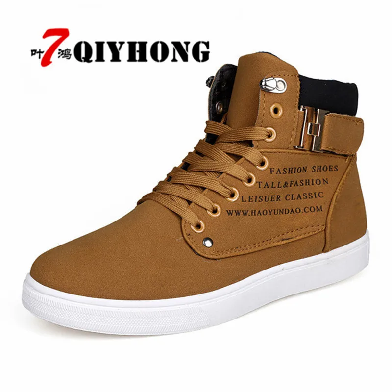 QIYHONG 2018 New Fashion Shoes Warm Men Shoes Masculino Male