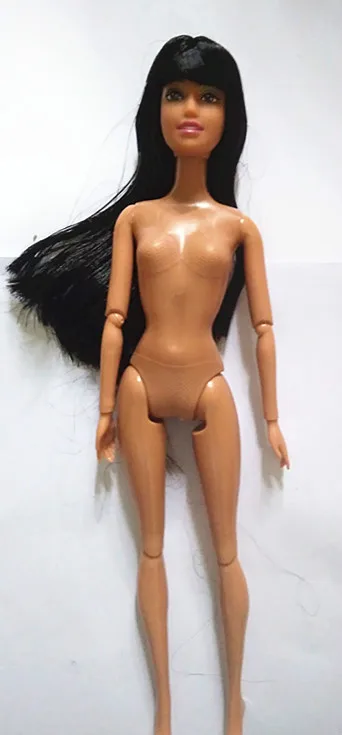 

11 Moveable Jointed 30cm African doll American Doll With Thick hair For Fashion DIY Pretend Toy Gifts For Girls